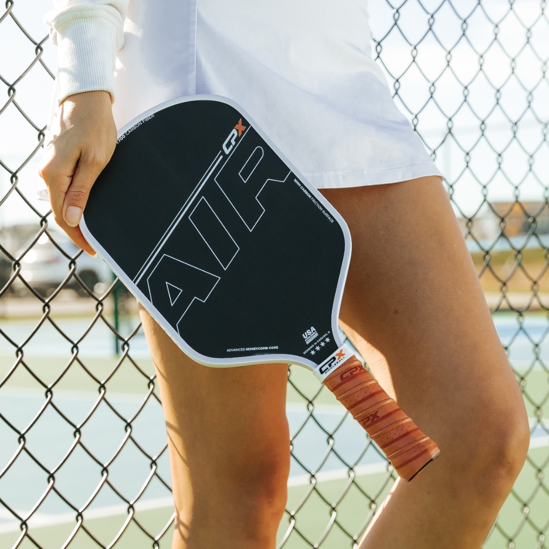 Close-up of CPX Air paddle carbon fiber surface